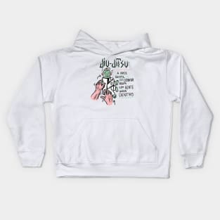 JIU JITSU Arte gentil... Kids Hoodie